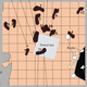Map of the site with footprints indicated.